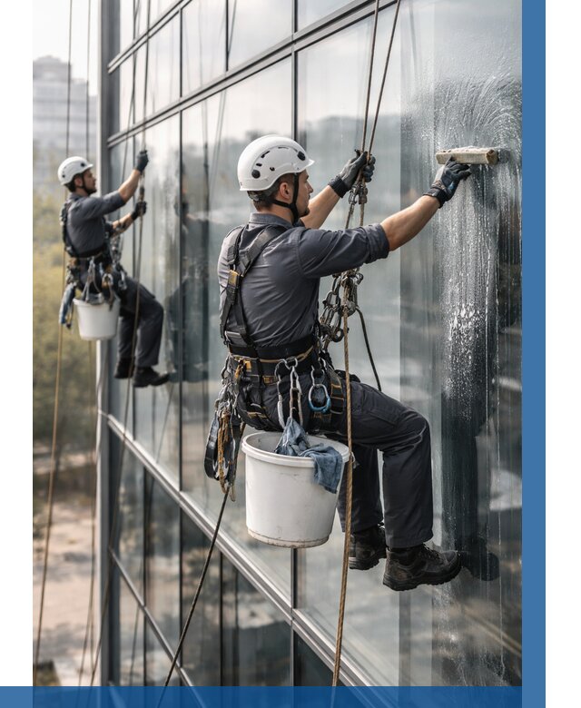 Мойка сплошного остекления в Глазове, заказать от 306 р.| ВЫСОТНИК-Глз