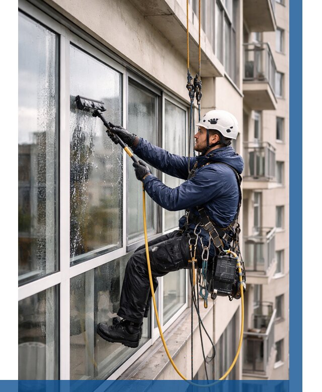 Мойка балконного остекления в Глазове от 3571 р. | ВЫСОТНИК-Глз