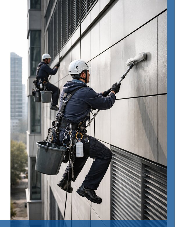 Мойка вентилируемого фасада в Глазове от 255 р. | ВЫСОТНИК-Глз