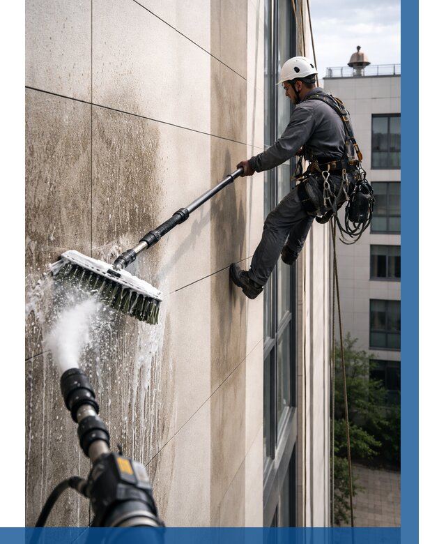 Мойка фасада из керамогранита в Глазове от 306 р. | ВЫСОТНИК-Глз