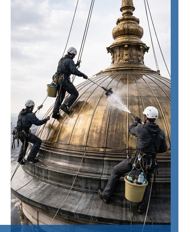 Мойка куполов и шпилей в Глазове от 8162 р. - заказать | ВЫСОТНИК-Глз