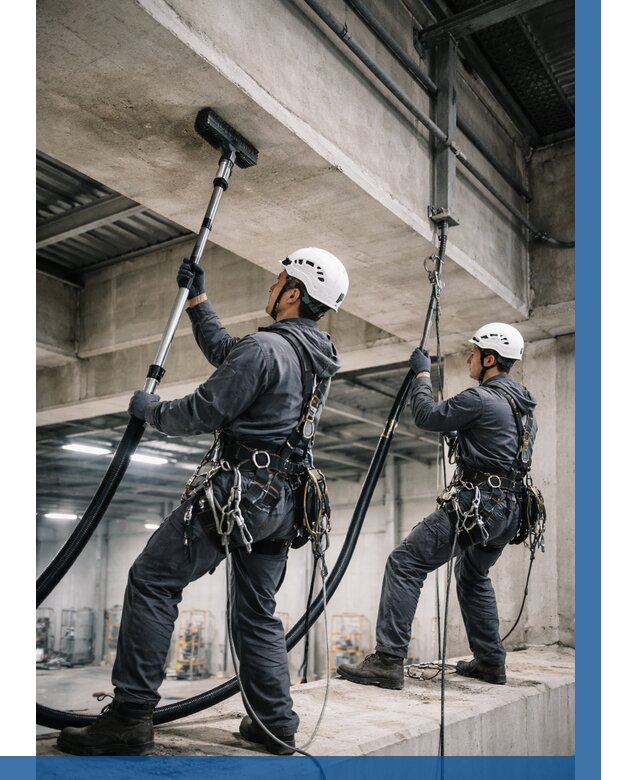 Обеспыливание потолочных конструкций в Глазове от 255 р. |ВЫСОТНИК-Глз