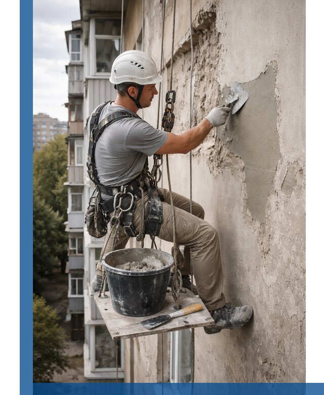 Восстановление фасадной штукатурки в Глазове с гарантией качества