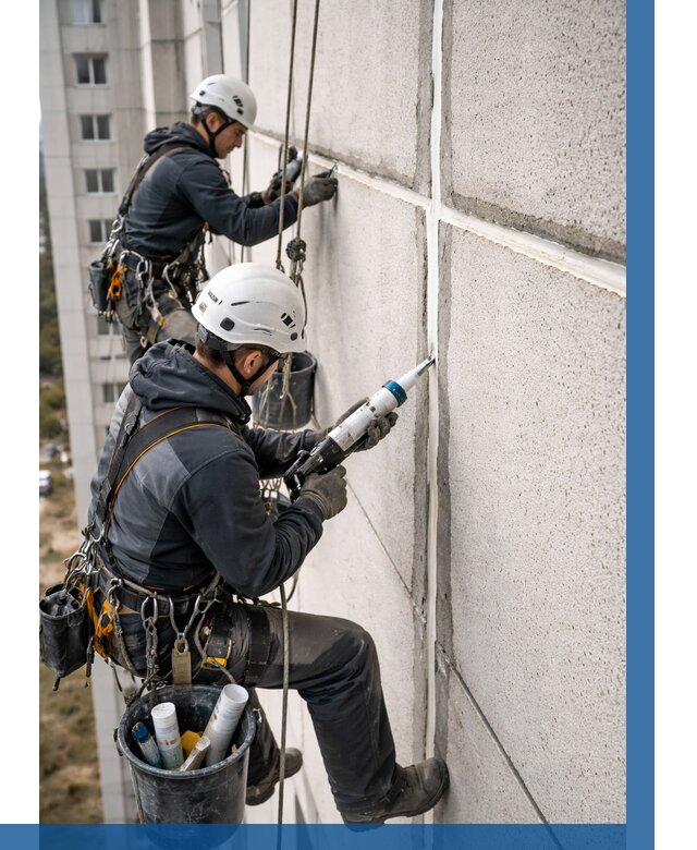 Герметизация межпанельных швов в Глазове от 714 р. | ВЫСОТНИК-Глз