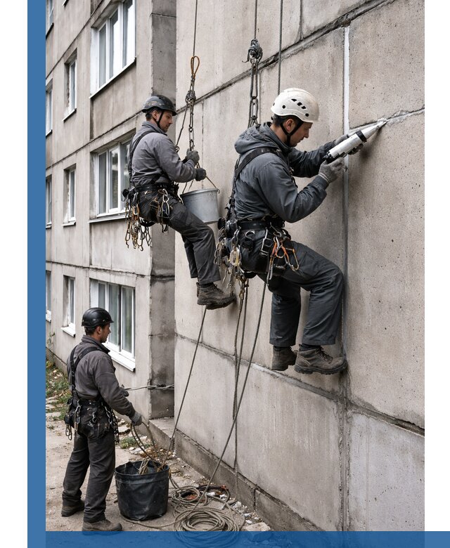 Герметизация межпанельных швов в Глазове с гарантией герметичности