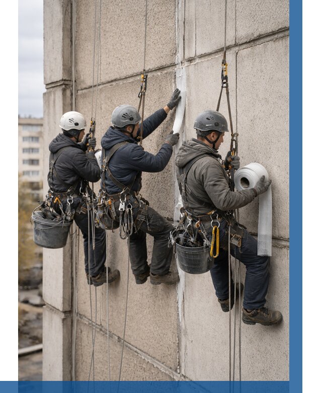 Ремонт межпанельных швов в Глазове от 765 р. | ВЫСОТНИК-Глз