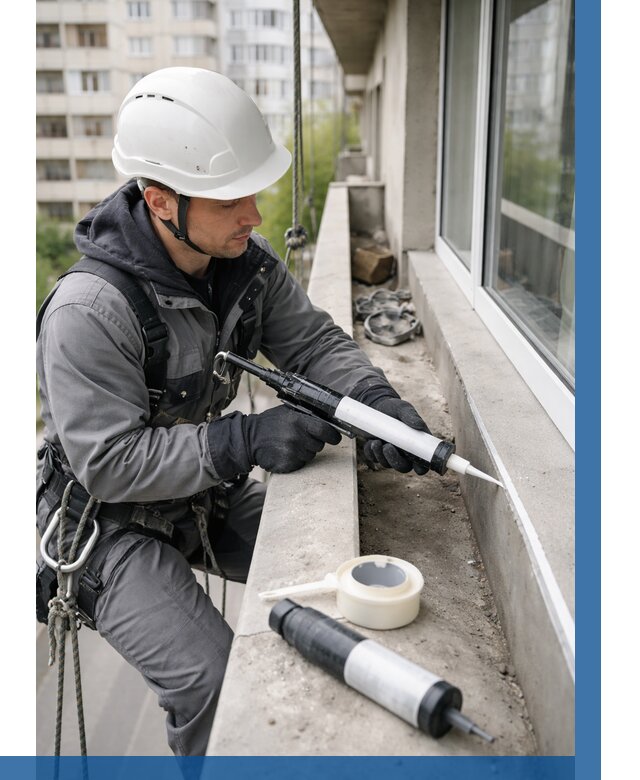 Герметизация швов лоджии в Глазове от 4591 р. | ВЫСОТНИК-Глз