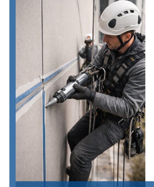 Герметизация стыков фасадных панелей в Глазове качественно и быстро