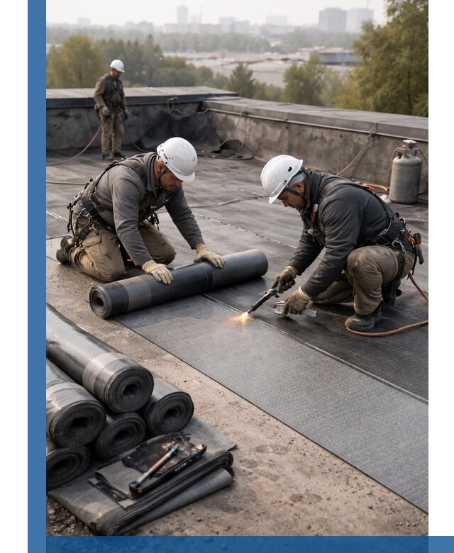 Монтаж мягкой кровли в Глазове профессионально и надежно