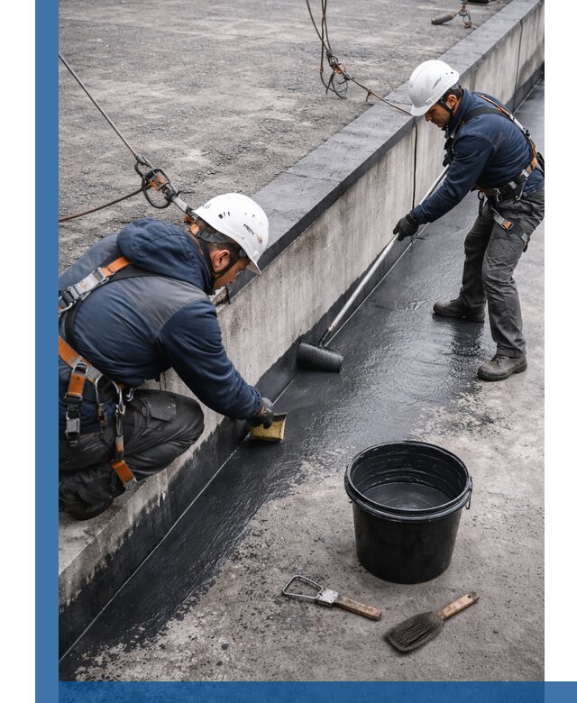 Гидроизоляция кровли жидкой резиной профессионально в Глазове