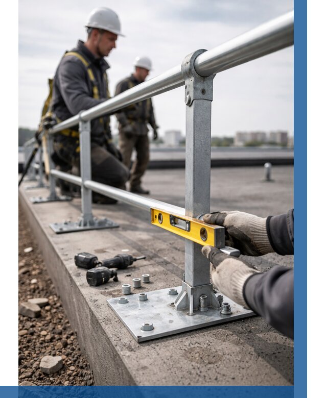 Монтаж кровельного ограждения в Глазове от 1224 р. | ВЫСОТНИК-Глз