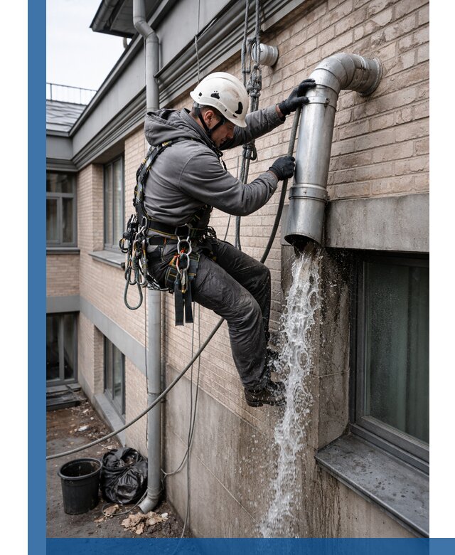 Профессиональная прочистка водосточных труб в Глазове с гарантией