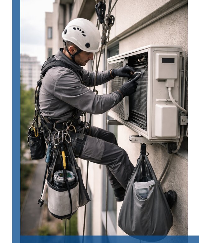 Обслуживание внешнего блока кондиционера в Глазове профессионально