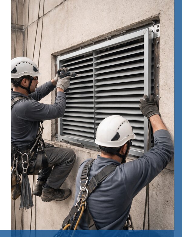 Монтаж вентиляционных решеток в Глазове от 4591 р. | ВЫСОТНИК-Глз