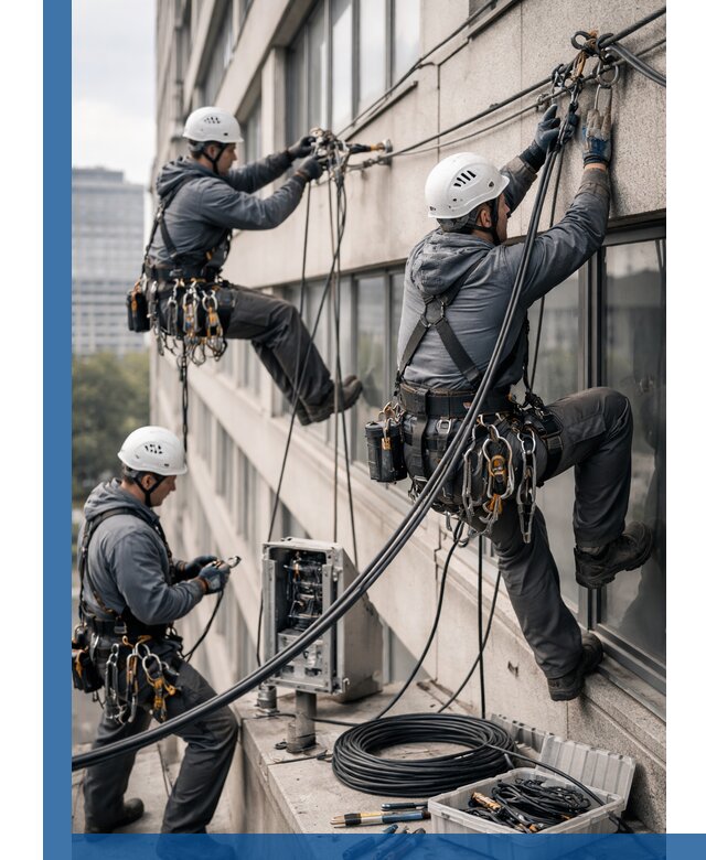 Прокладка оптоволоконного кабеля в Глазове под ключ с тестированием