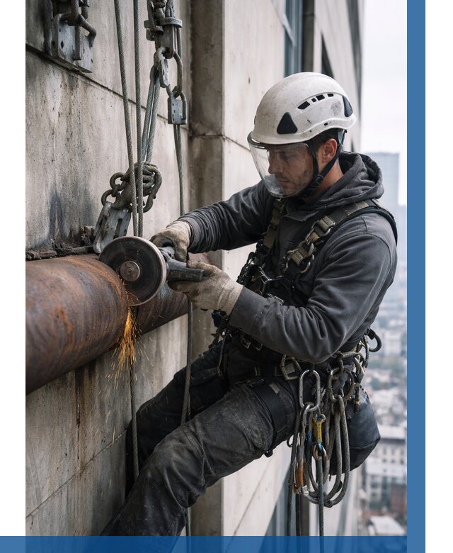 Резка металла на высоте в Глазове по цене от 4591 р. | ВЫСОТНИК-Глз