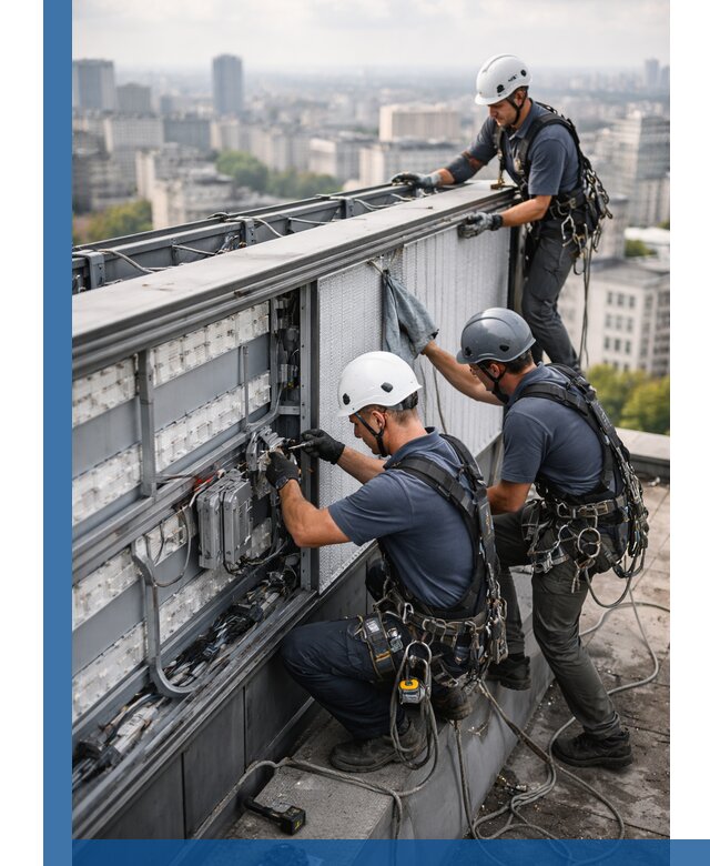 Профессиональное обслуживание крышной рекламы в Глазове под ключ