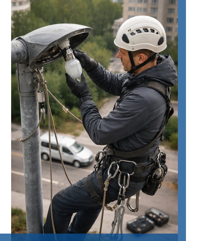 Замена ламп на высоте в Глазове от 2551 р. | ВЫСОТНИК-Глз