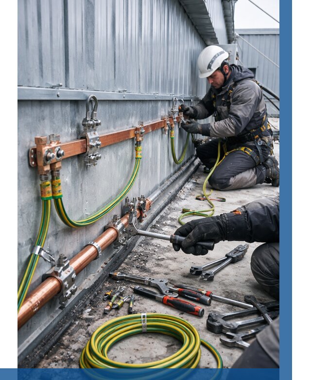 Монтаж заземления здания в Глазове от 25508 р. | ВЫСОТНИК-Глз