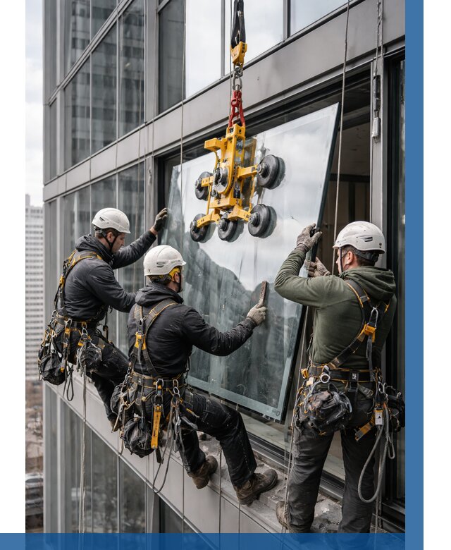 Фасадное остекление зданий под ключ в Глазове от 10203 р. | ВЫСОТНИК-Глз