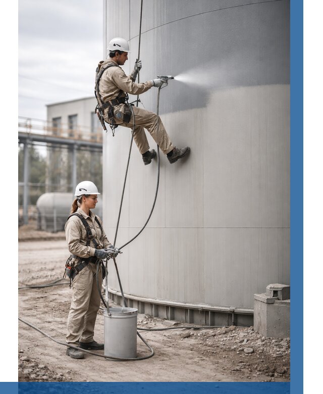 Покраска резервуаров в Глазове от 1224 р. | ВЫСОТНИК-Глз — заказать