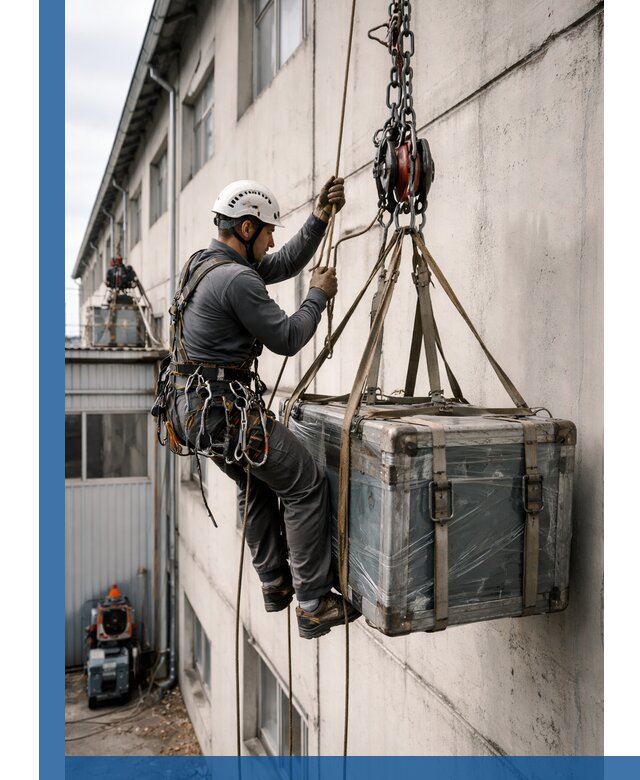 Подъем грузов на высоту в Глазове для промышленных объектов