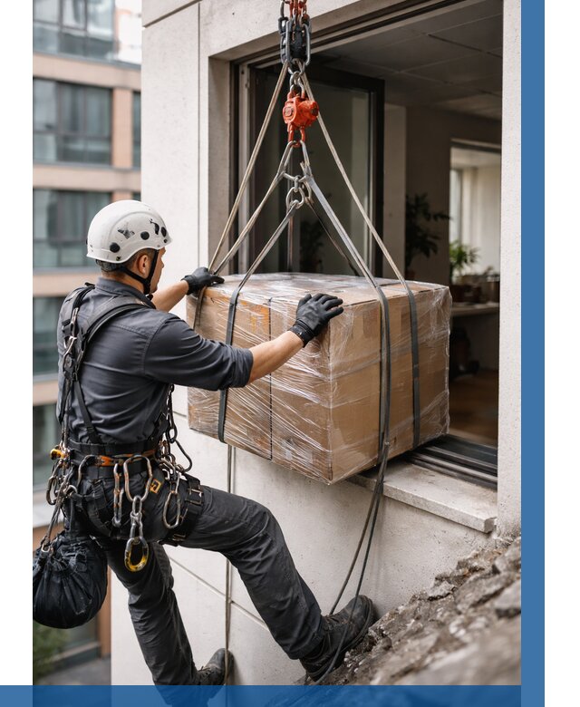 Подъем груза через окно в Глазове от 4591 р. | ВЫСОТНИК-Глз