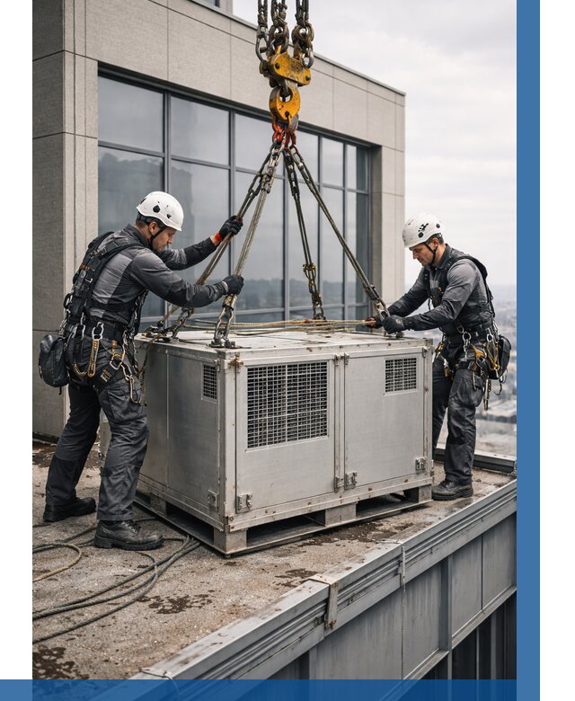 Такелажные работы на высоте в Глазове от 8162 р. | ВЫСОТНИК-Глз