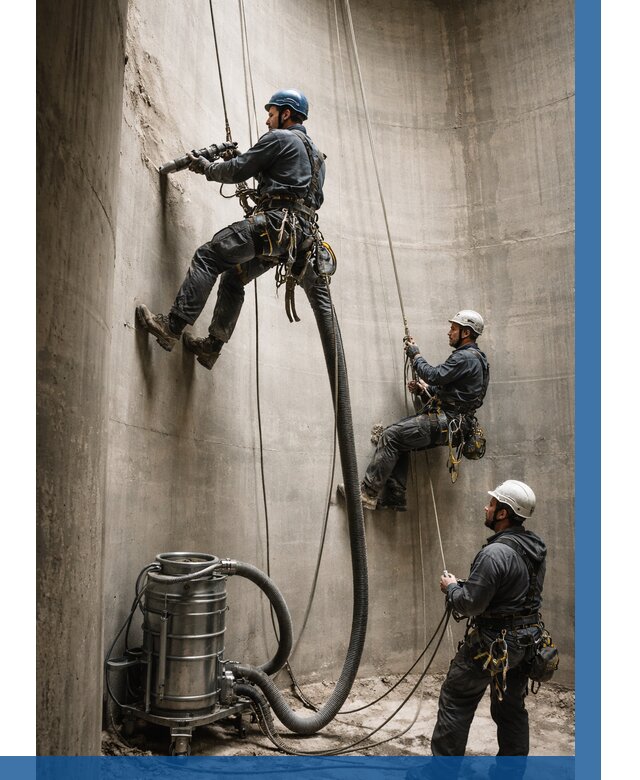 Зачистка силосов в Глазове от 4591 р. Договор и смета ВЫСОТНИК-Глз