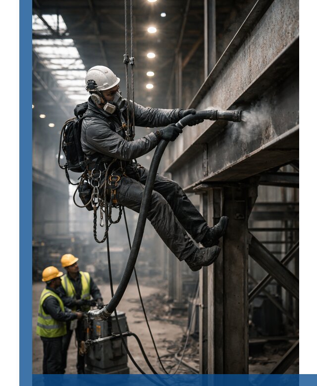 Обеспыливание конструкций в цехах промышленного производства в Глазове