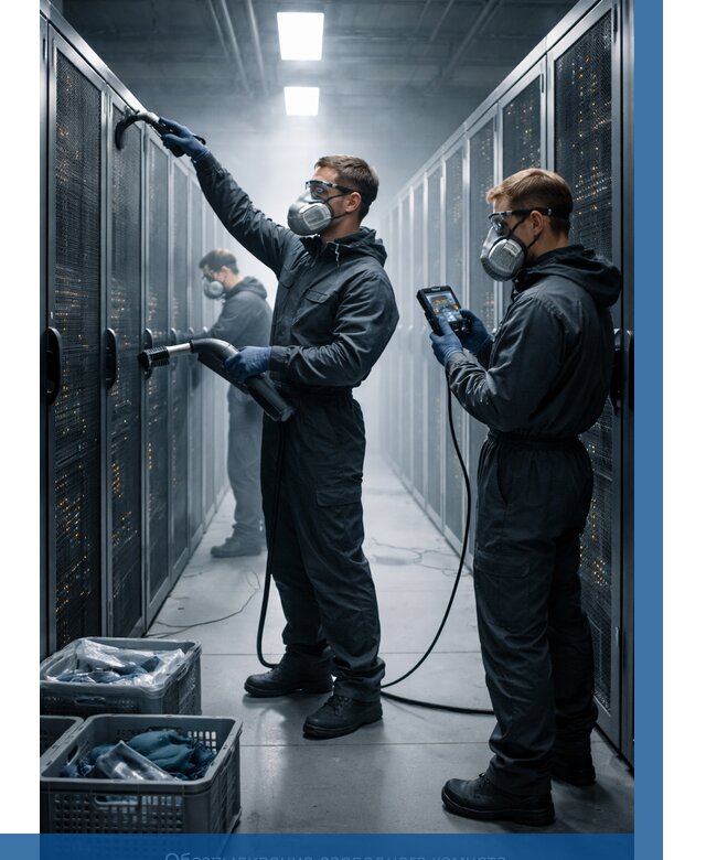 Обеспыливание серверной комнаты в Глазове от 4591 р. | ВЫСОТНИК-Глз