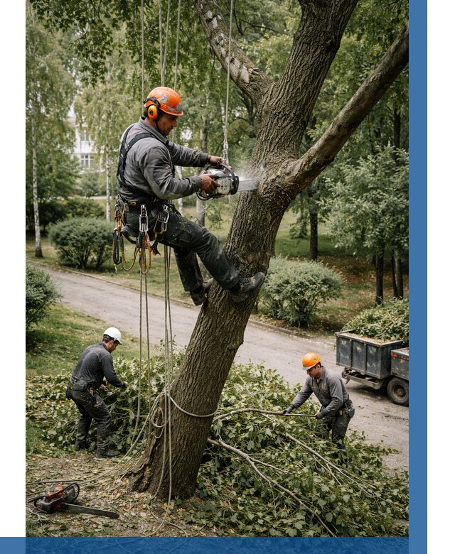 Кронирование деревьев в Глазове от 6632 р. | ВЫСОТНИК-Глз