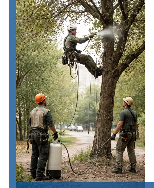 Обработка деревьев от вредителей в Глазове профессиональная защита